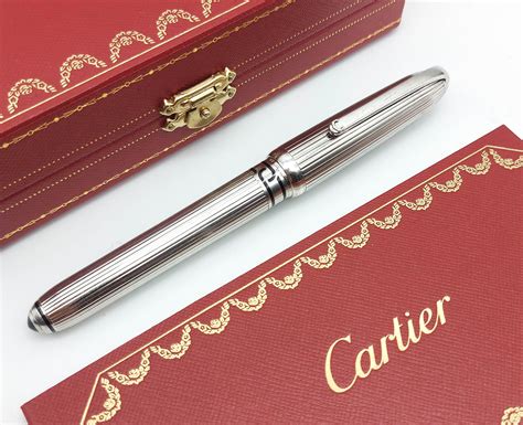 cartier pen limited edition|cartier ballpoint pen red.